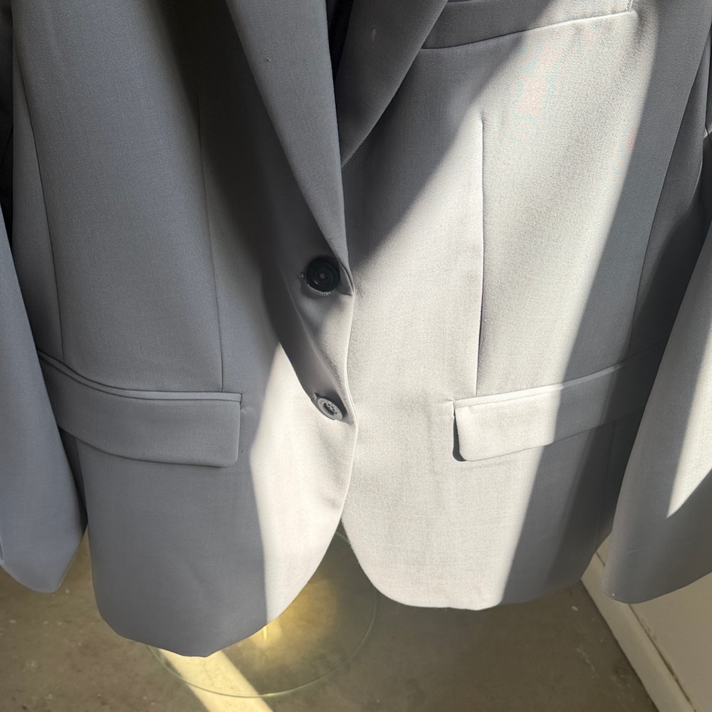 Anine Bing Quinn Gray Blazer - Picture 3 of 10